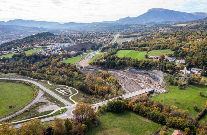 La section centrale de la rocade toujours à l'arrêt © DREAL
