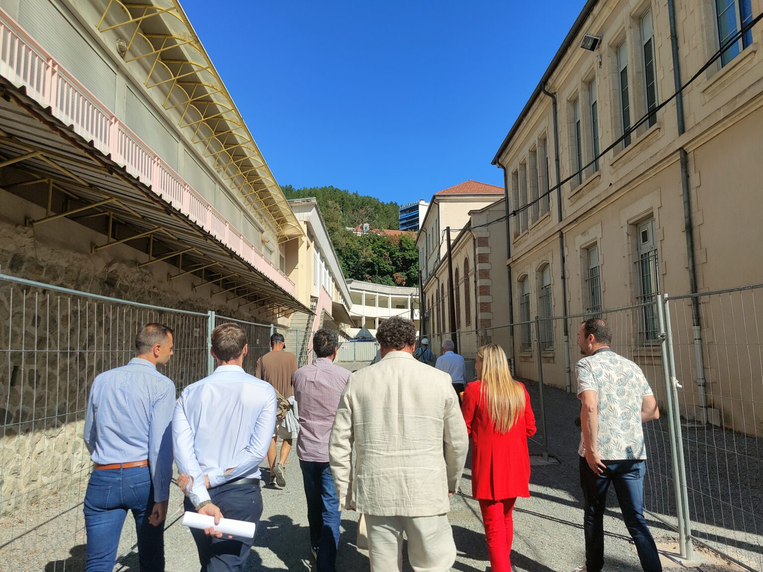 Jour de rentrée, la visite s'est déroulée ce 1er septembre.